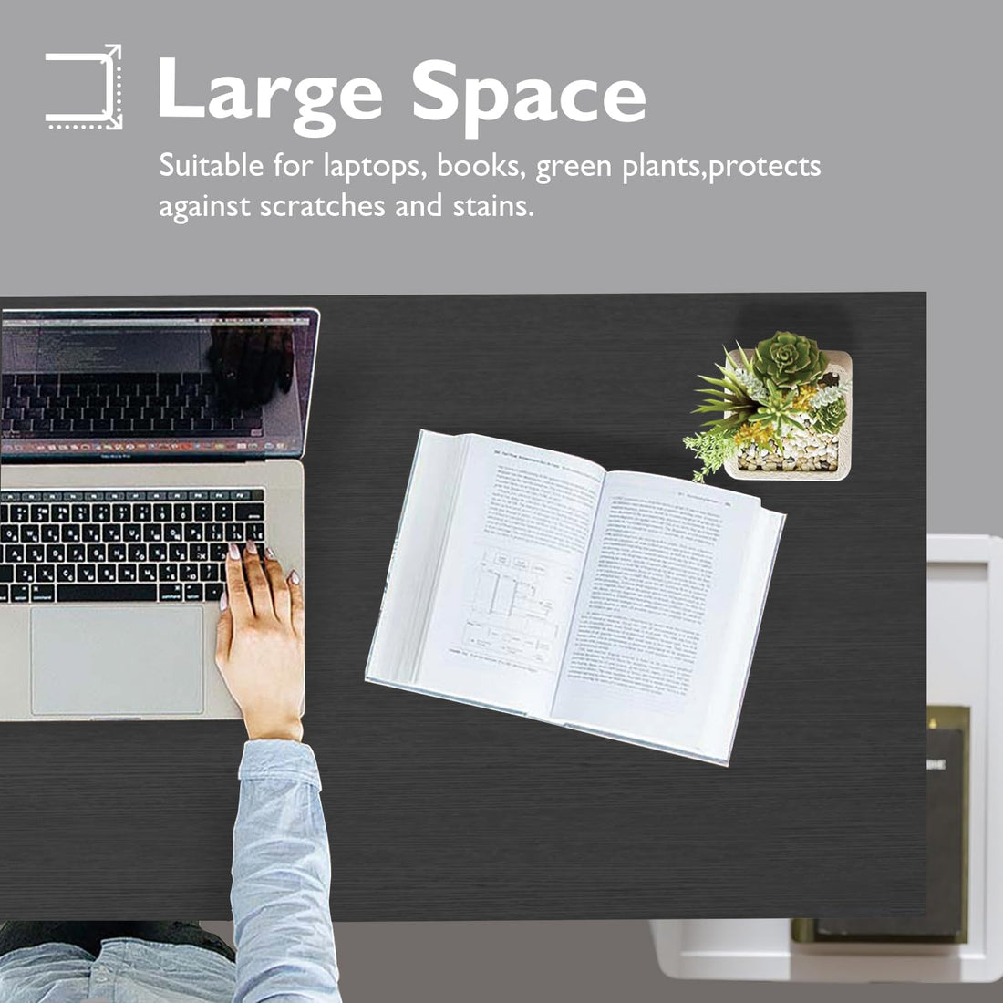 BestOffice 32" Modern Computer Desk, Black