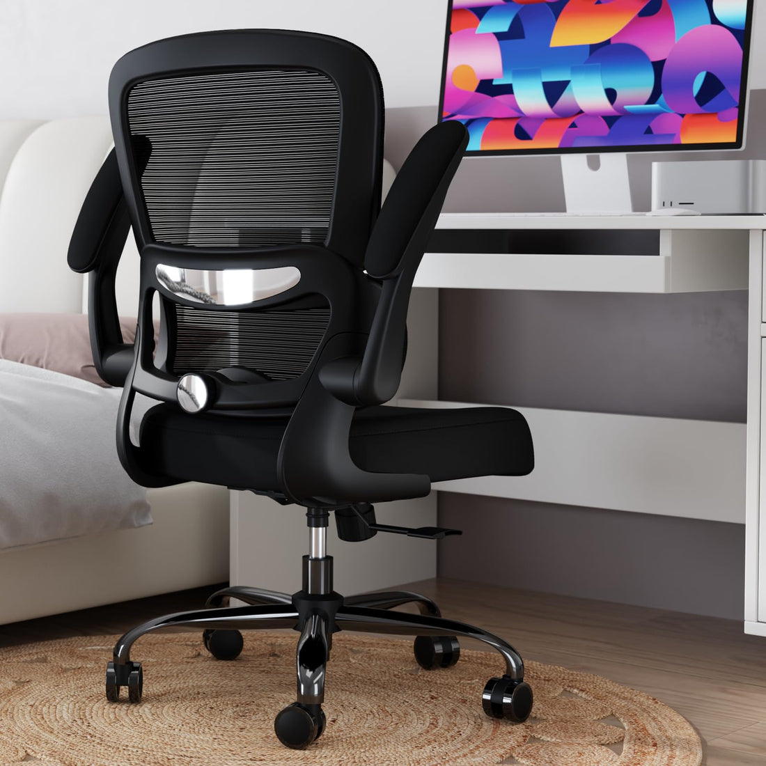 TRALT Ergonomic Mesh Office Chair, Black
