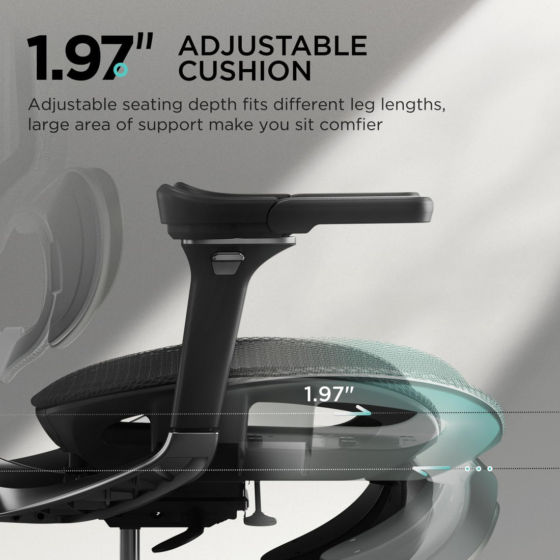Hbada E3 Pro Ergonomic Office Chair, Grey