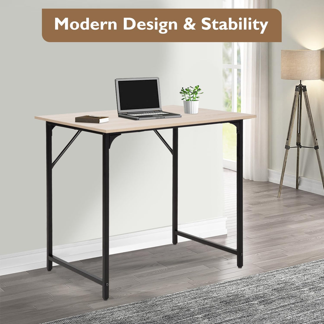 BestOffice 32" Modern Computer Desk, Black