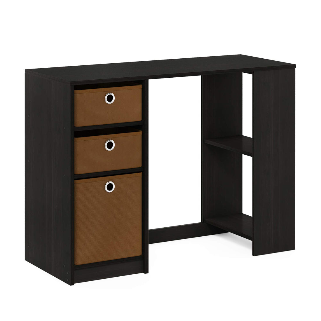 Furinno Econ Computer Desk – Light Cherry/Black