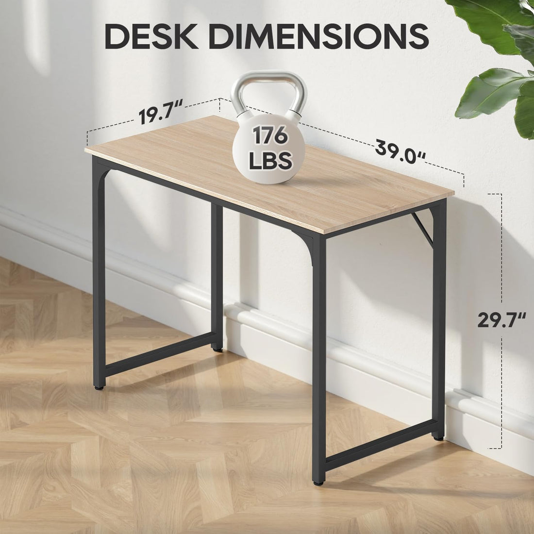 BestOffice 32" Modern Computer Desk, Black