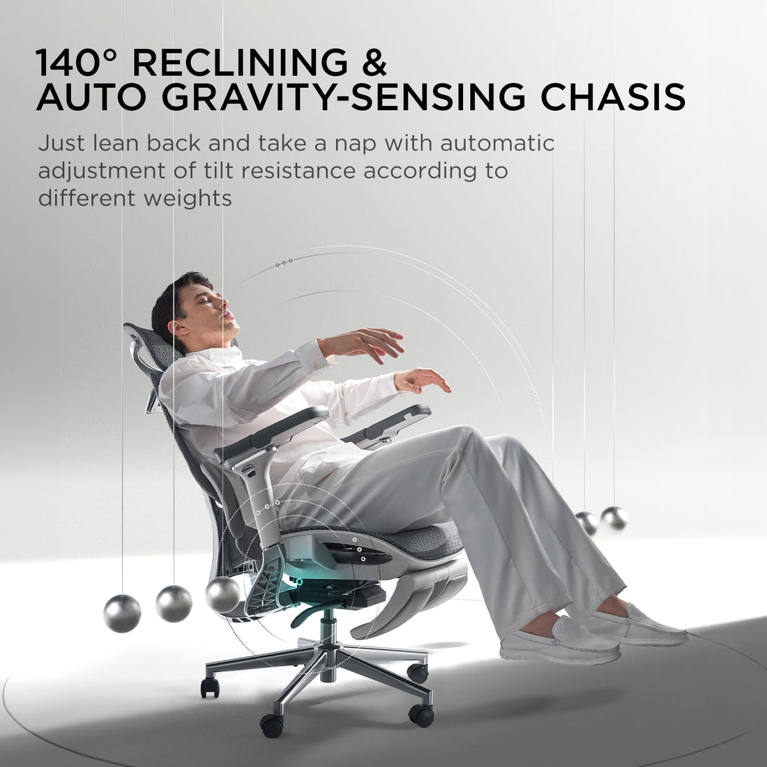 Hbada E3 Pro Ergonomic Office Chair, Grey