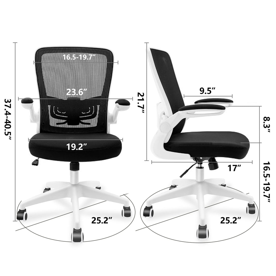 FelixKing Ergonomic Office Chair, Black