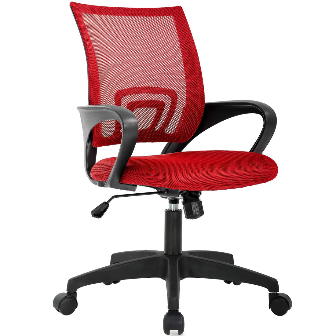 BestOffice Ergonomic Mid-Back Office Chair, Black