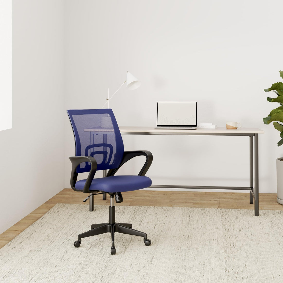 BestOffice Ergonomic Mid-Back Desk Chair – Black