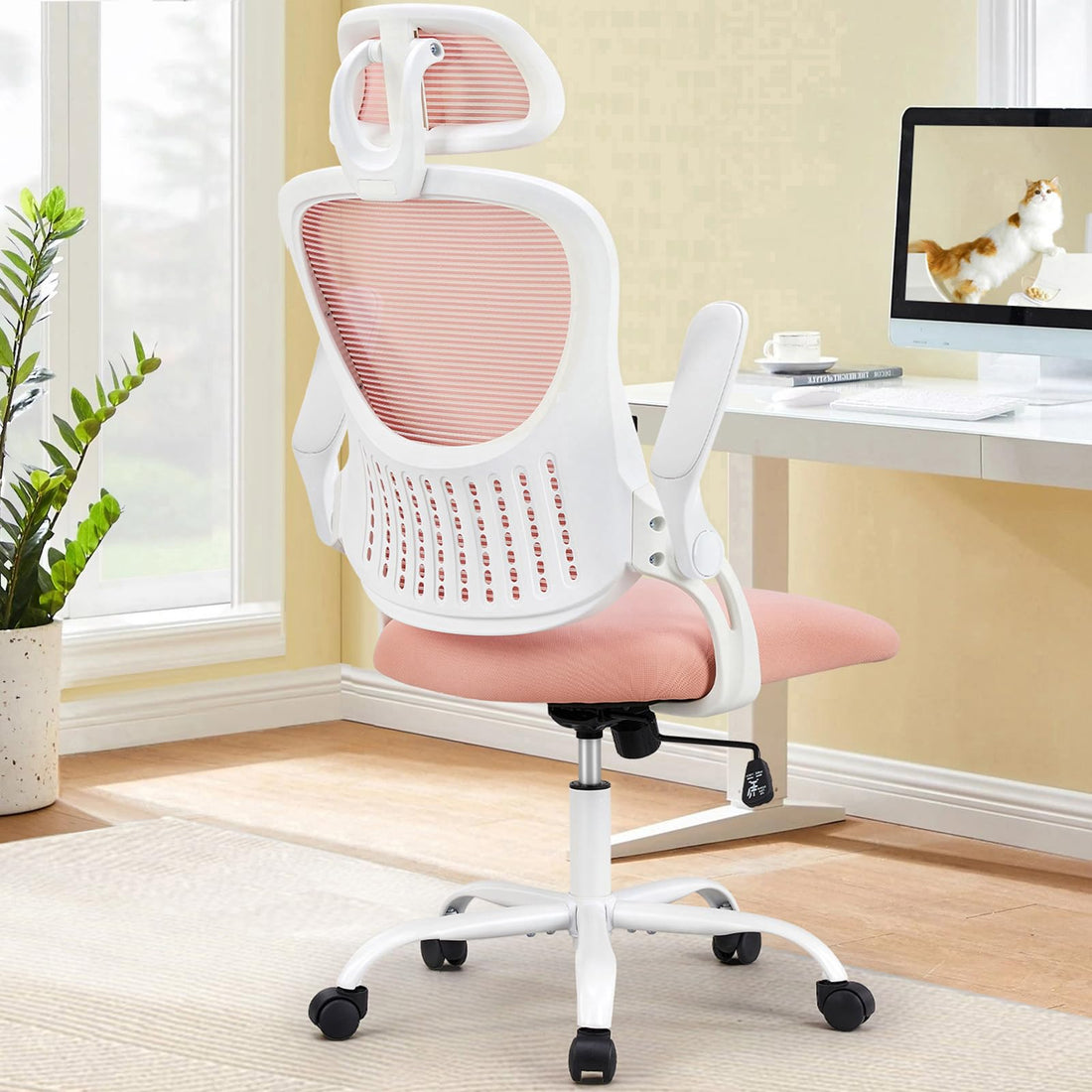 Sweetcrispy Ergonomic Mesh Office Chair, Black