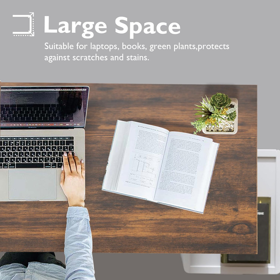 BestOffice 32" Modern Computer Desk, Black