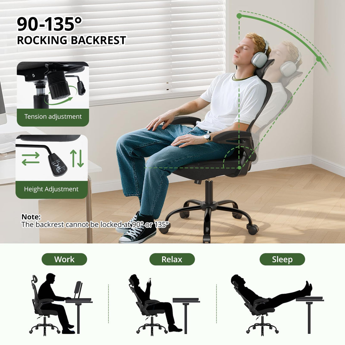 Ergonomic High Back Office Chair