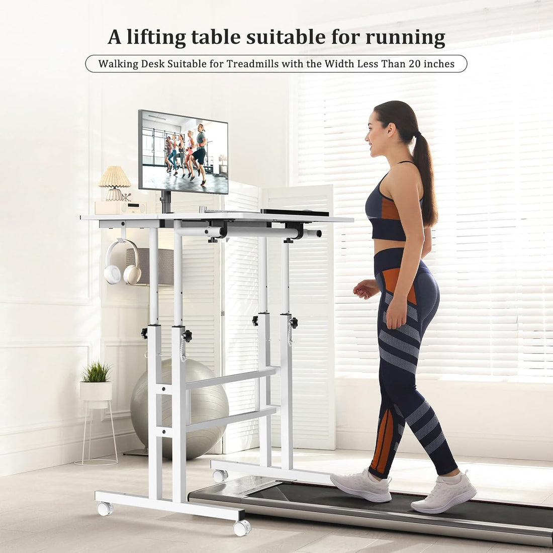 Small Mobile Standing Desk
