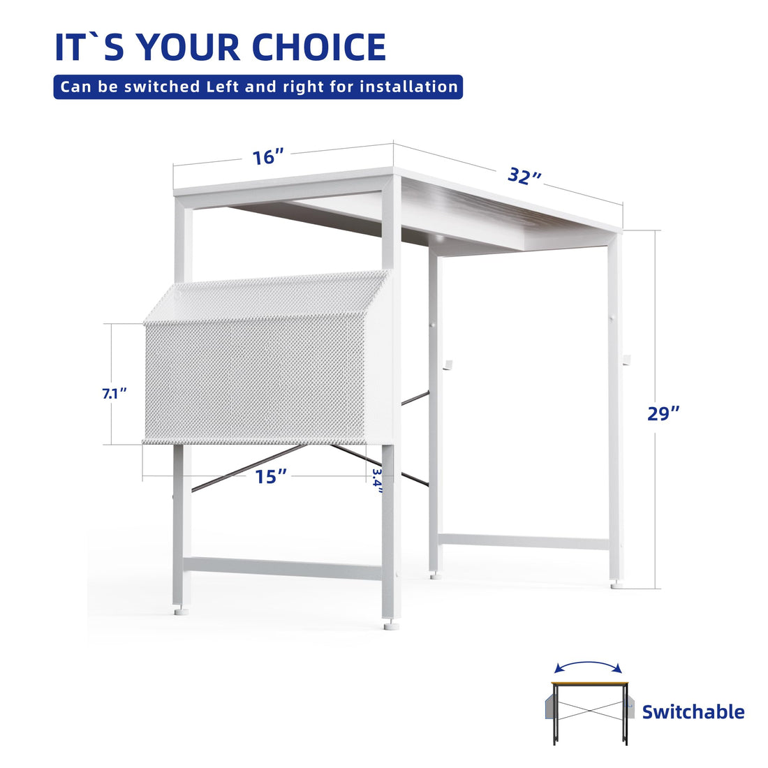 Pamray 32" Small Computer Desk