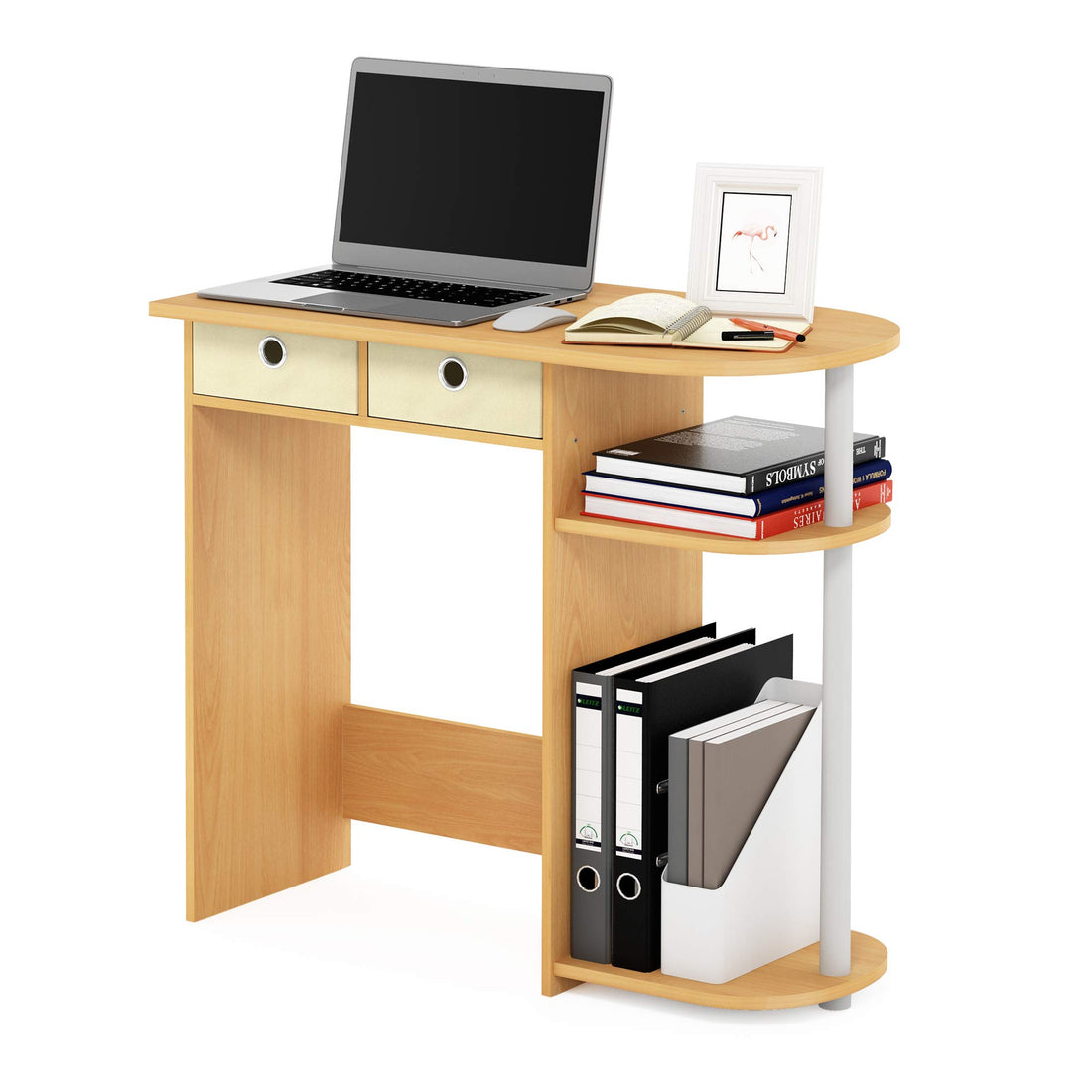 FURINNO Simplistic Study Table, Light Blue