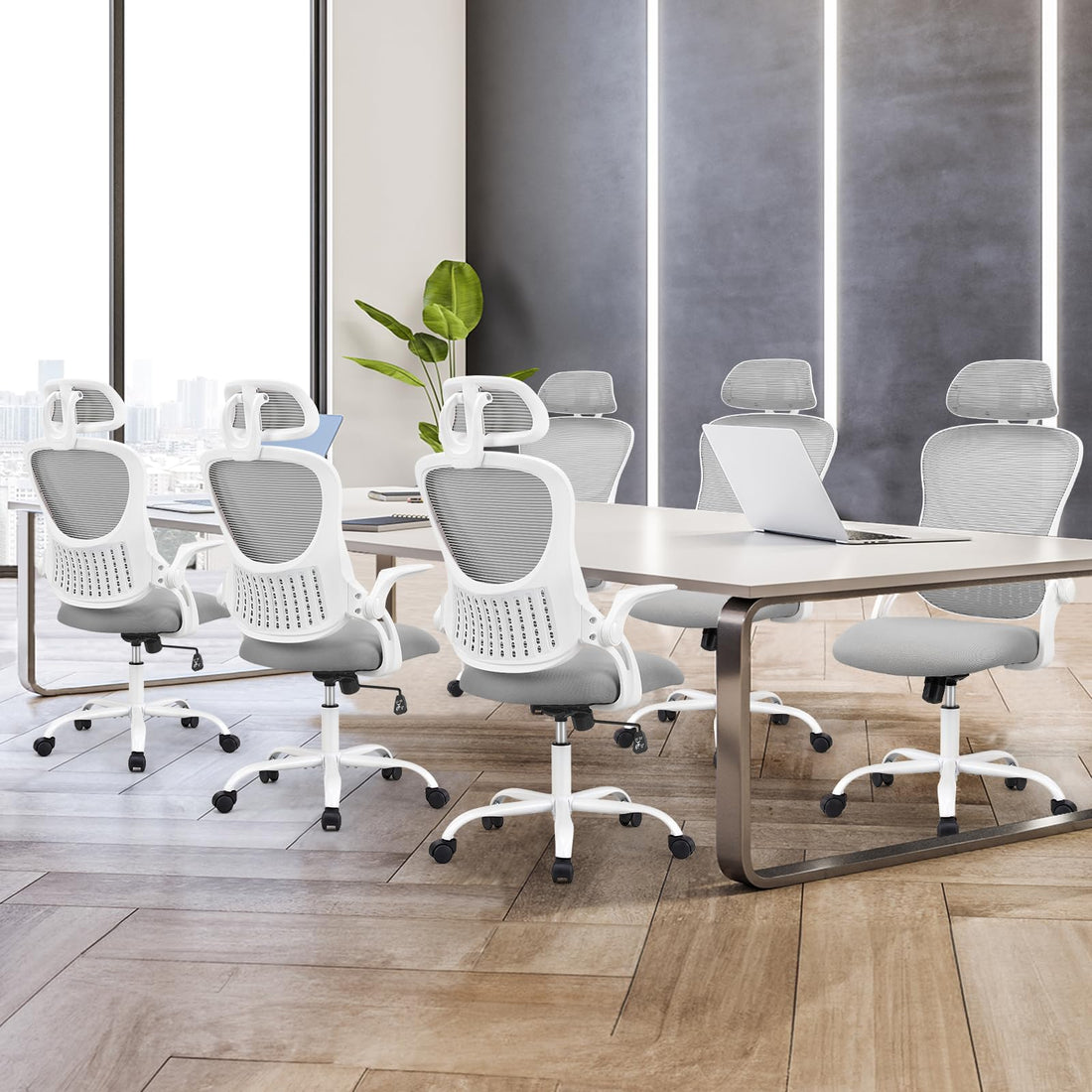 Sweetcrispy Ergonomic Mesh Office Chair, Black