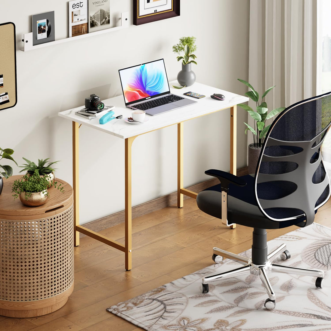 BestOffice 32" Modern Computer Desk, Black
