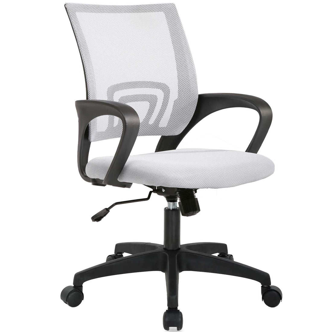 BestOffice Ergonomic Mid-Back Office Chair, Black