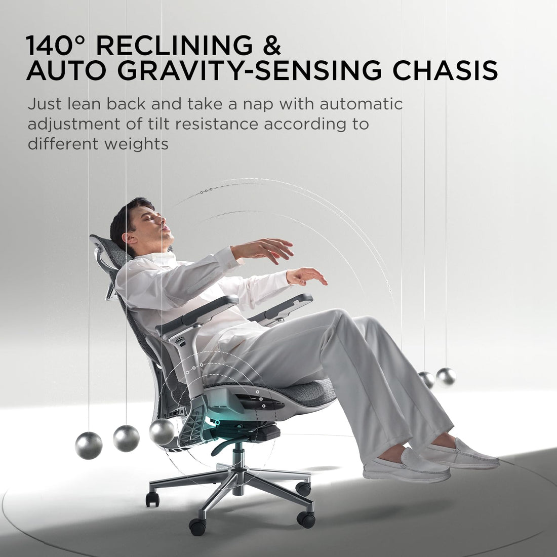 Hbada E3 Pro Ergonomic Office Chair, Grey