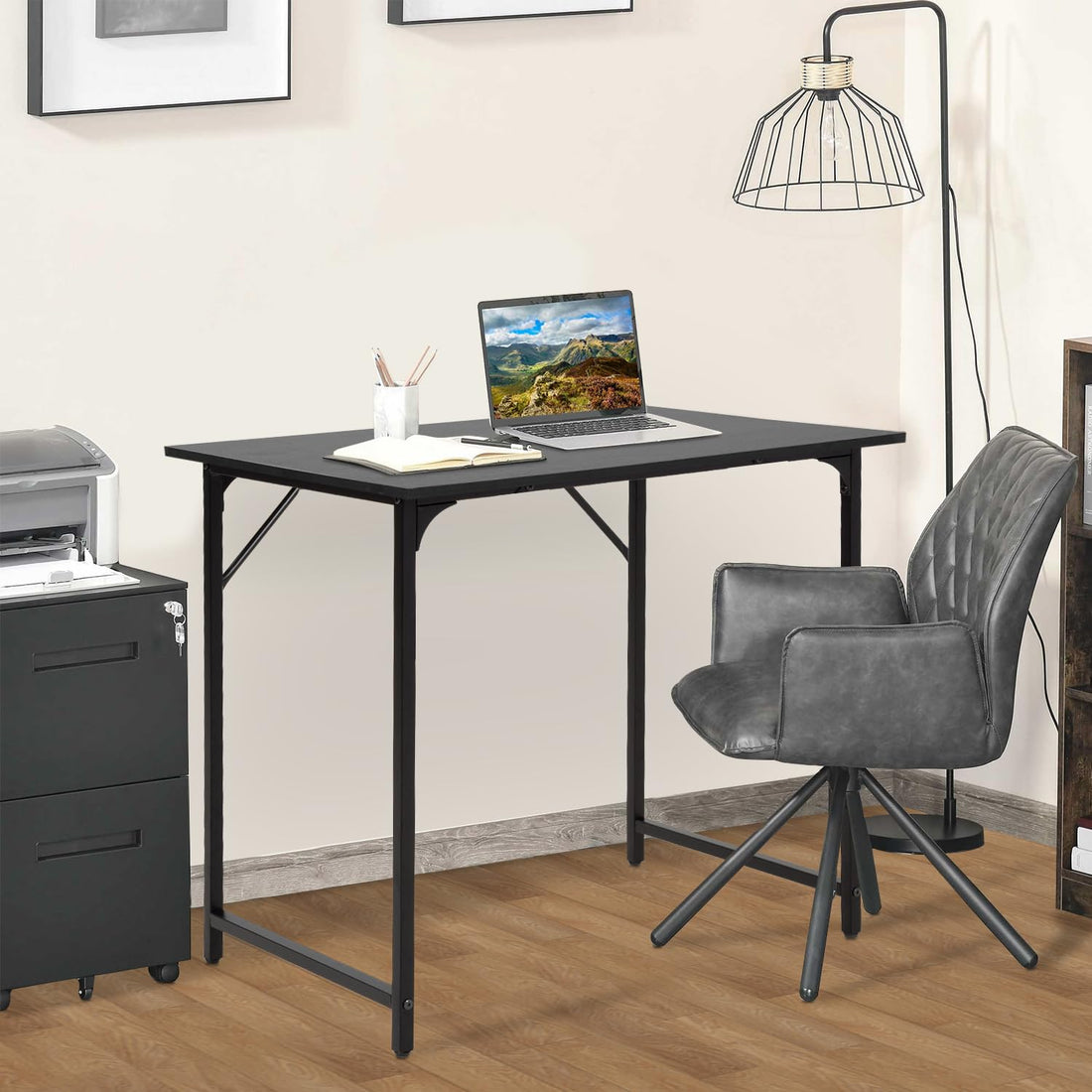 BestOffice 32" Modern Computer Desk, Black