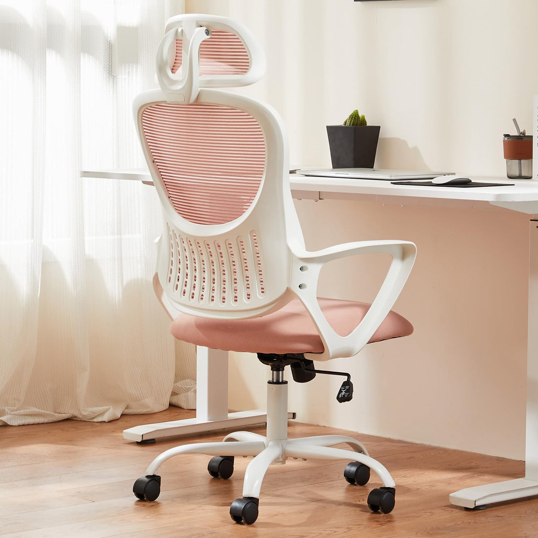 Sweetcrispy Ergonomic Mesh Office Chair, Black