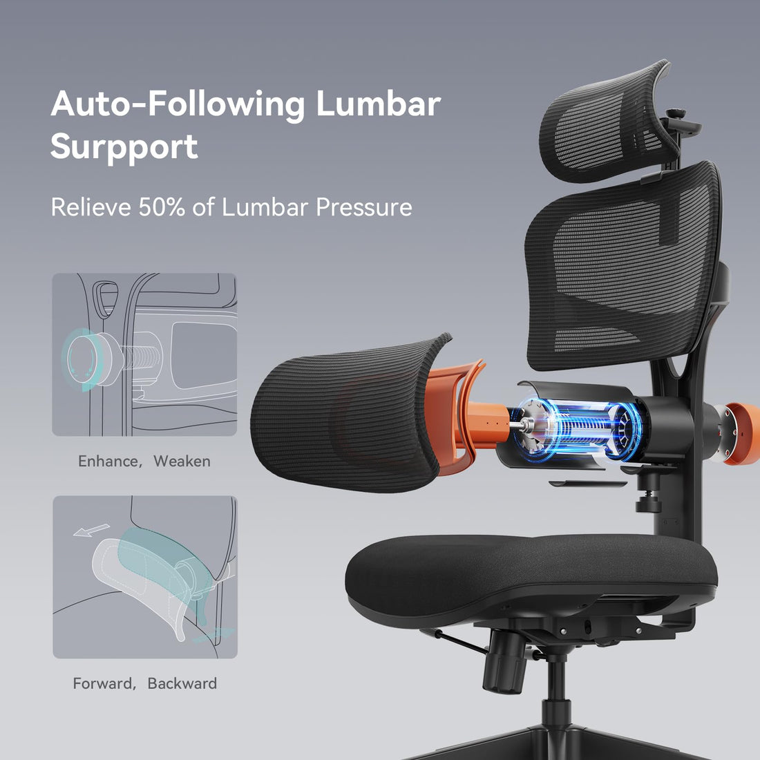 Newtral Ergonomic Office Chair, Gray