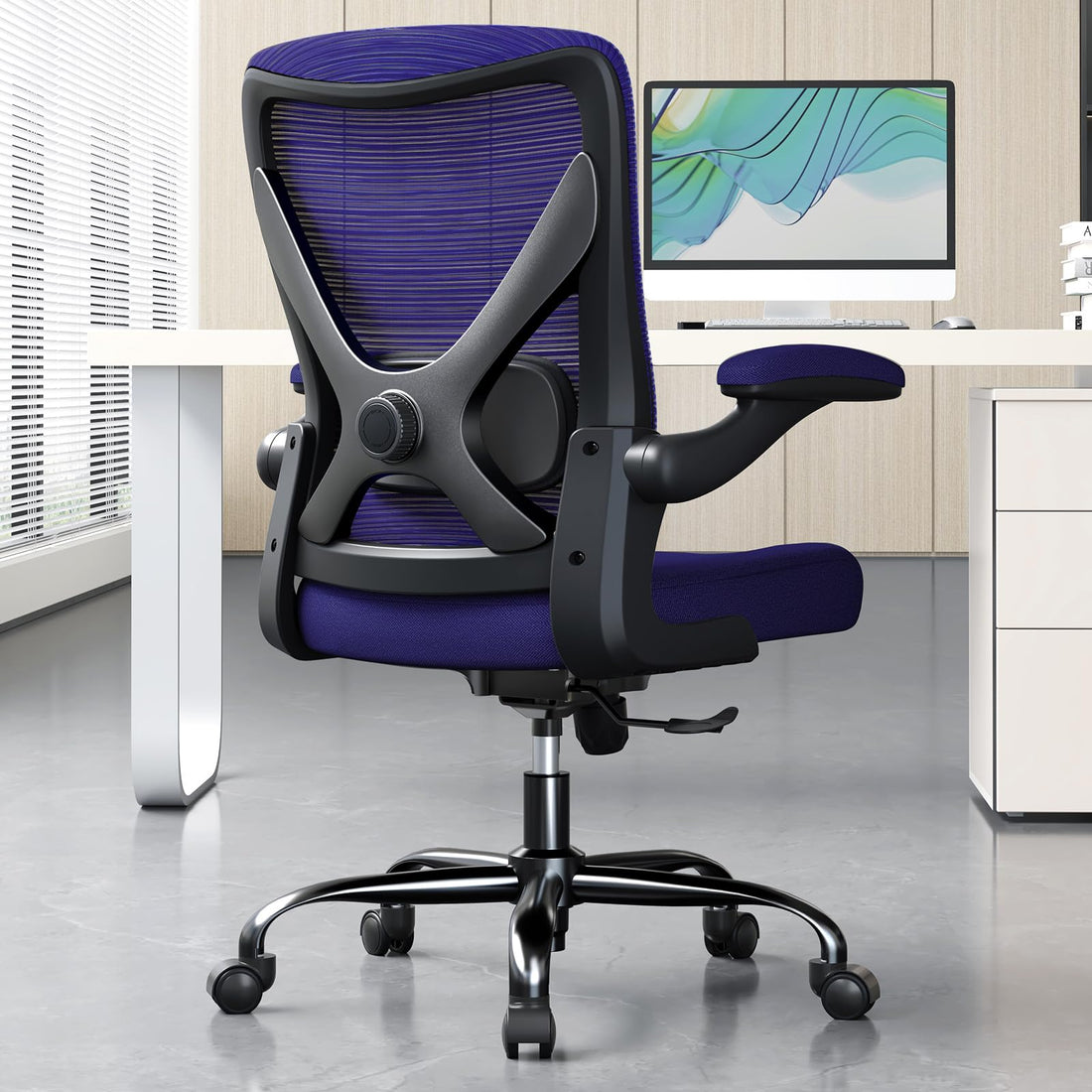 Ergonomic Office Chair, Grey Gold