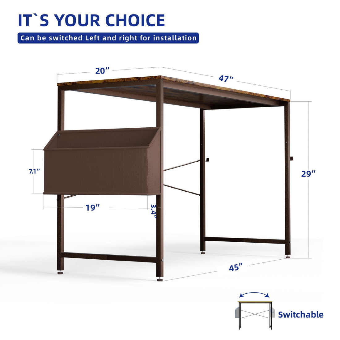 Pamray 32" Small Computer Desk