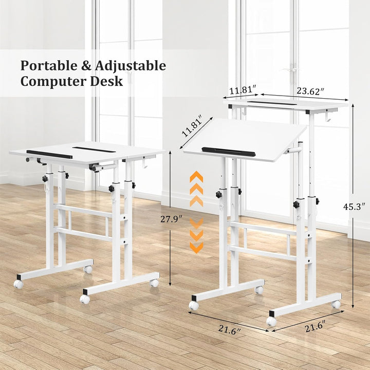 Small Mobile Standing Desk