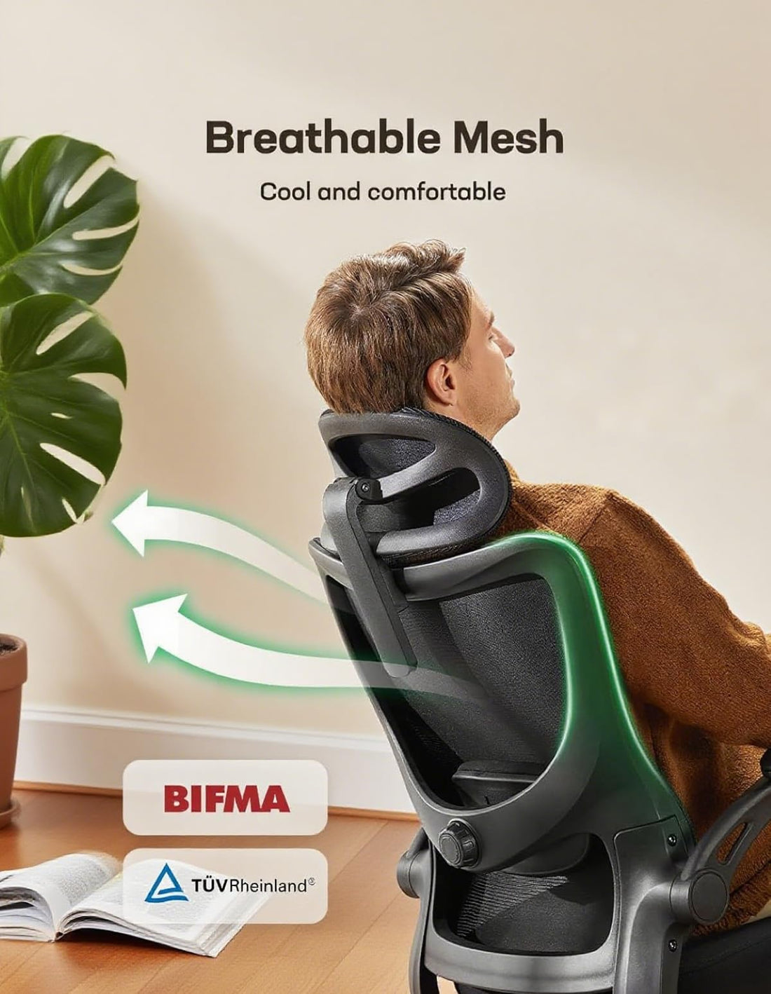 Marsail Ergonomic Office Chair, Mesh