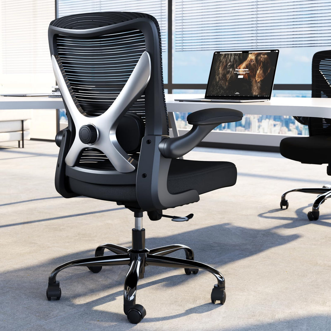 Ergonomic Office Chair, Grey Gold