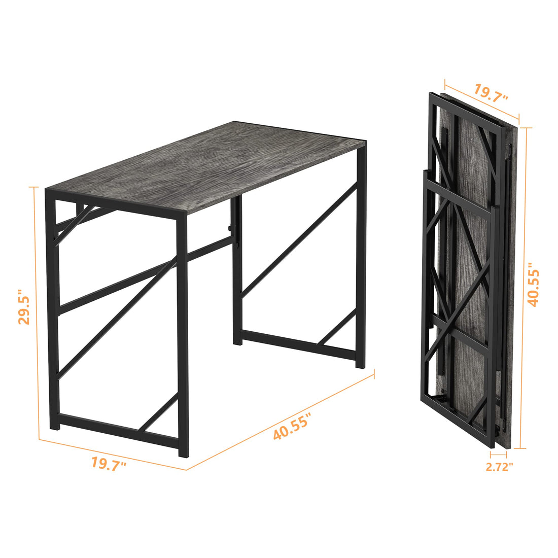 Elephance Folding Computer Desk for Home Office