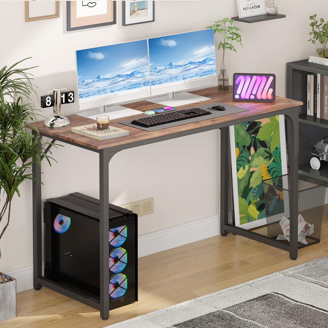 BestOffice 32" Modern Computer Desk, Black