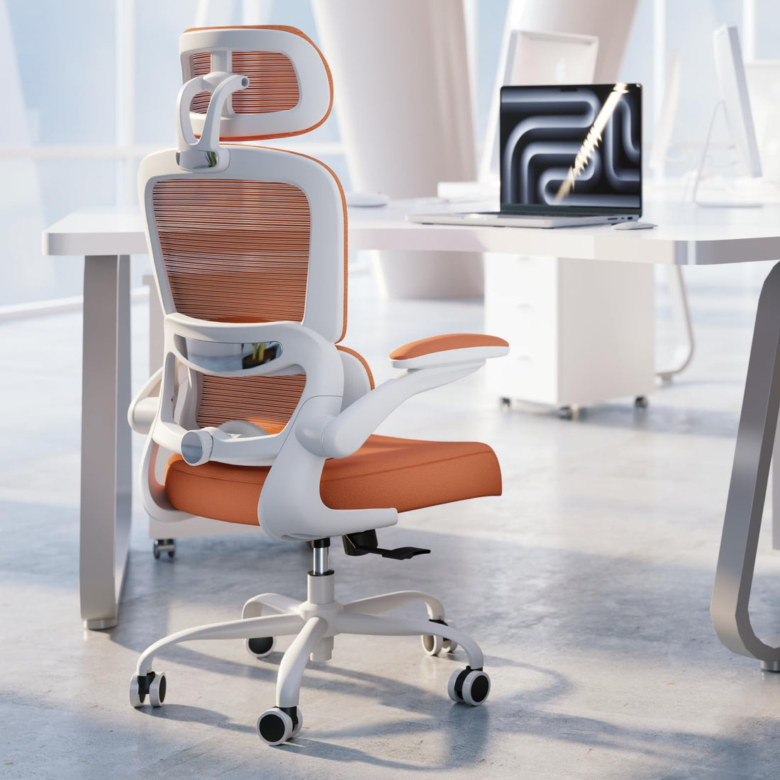 TRALT Ergonomic High Back Office Chair, Black
