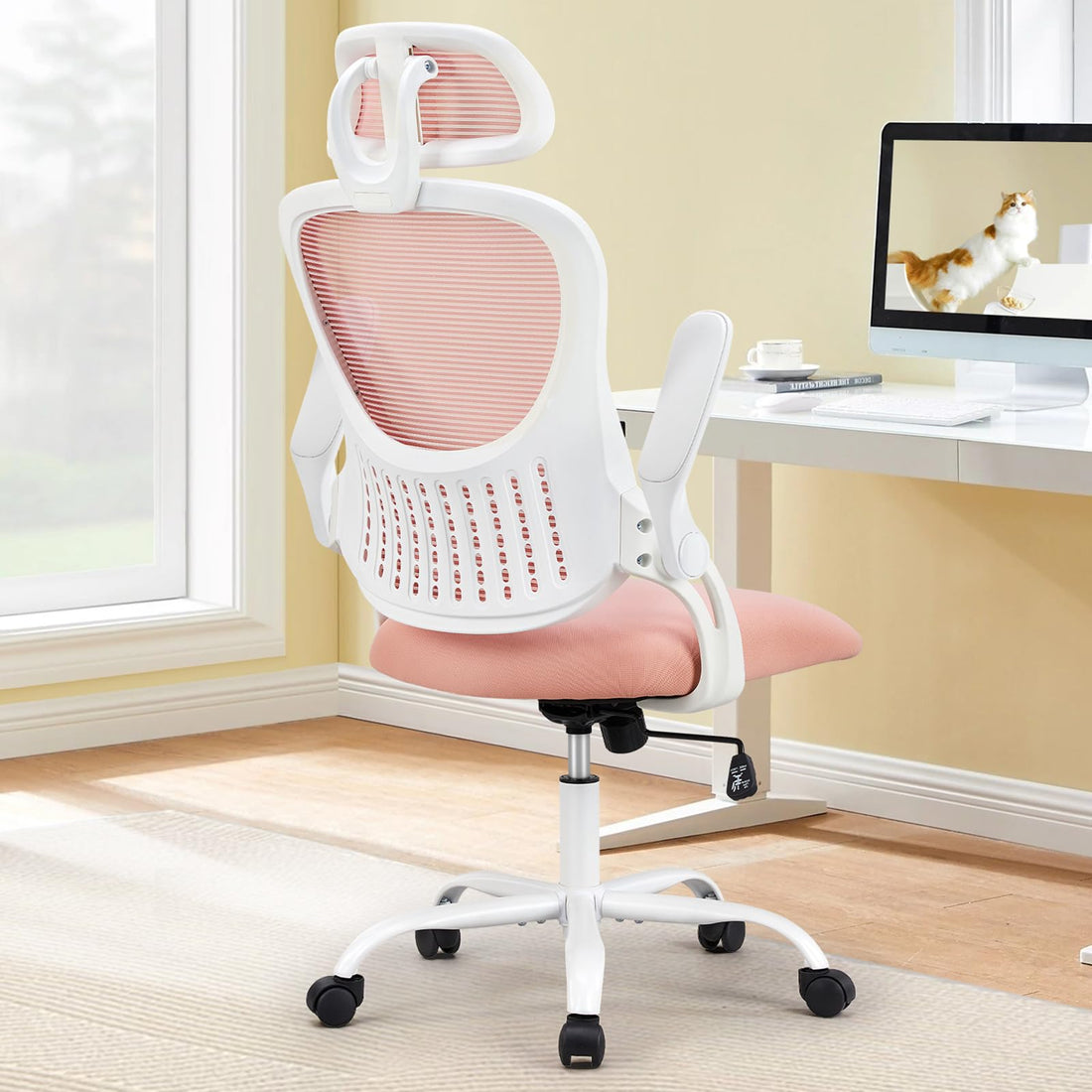 Sweetcrispy Ergonomic Mesh Office Chair, Black