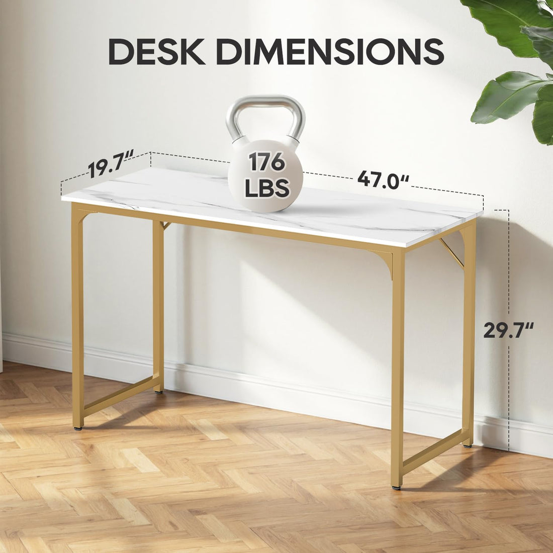BestOffice 32" Modern Computer Desk, Black
