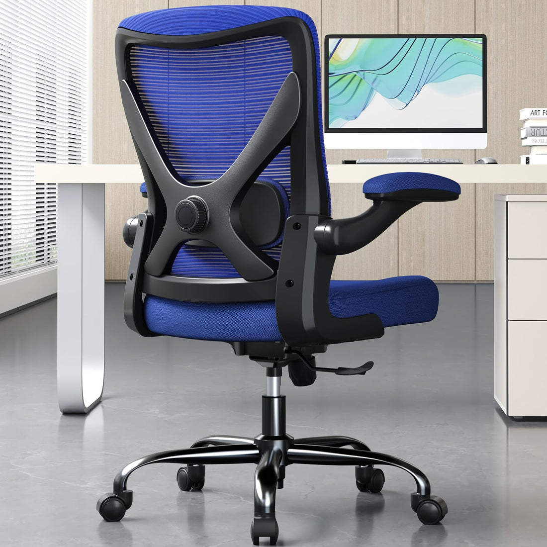 Ergonomic Office Chair, Grey Gold