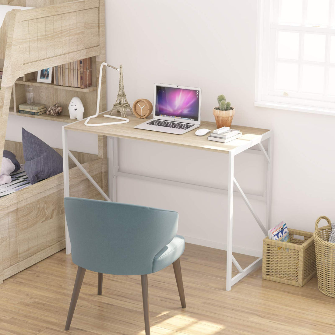 Elephance Folding Computer Desk for Home Office