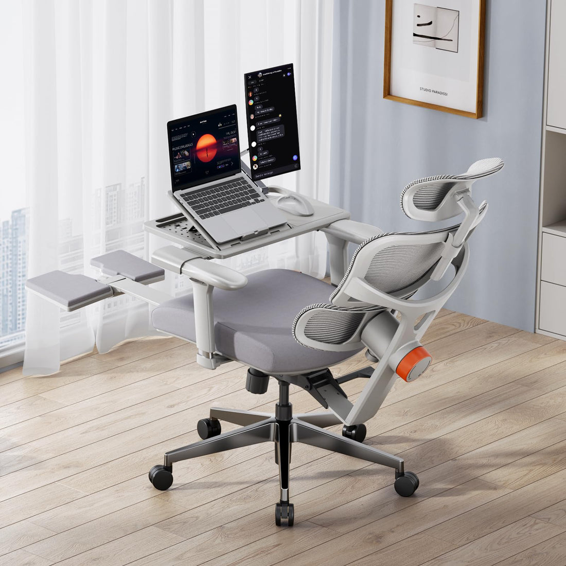 Newtral Ergonomic Office Chair, Gray