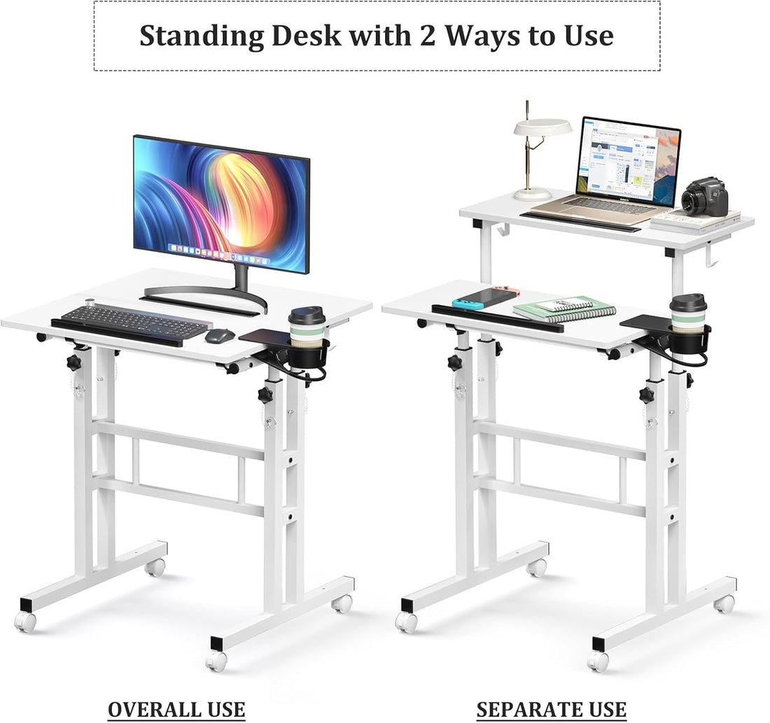 Small Mobile Standing Desk