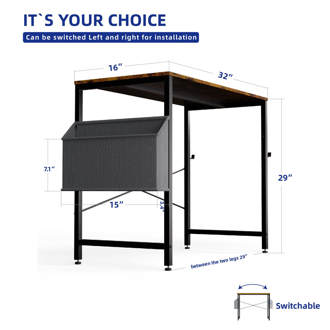 Pamray 32" Small Computer Desk