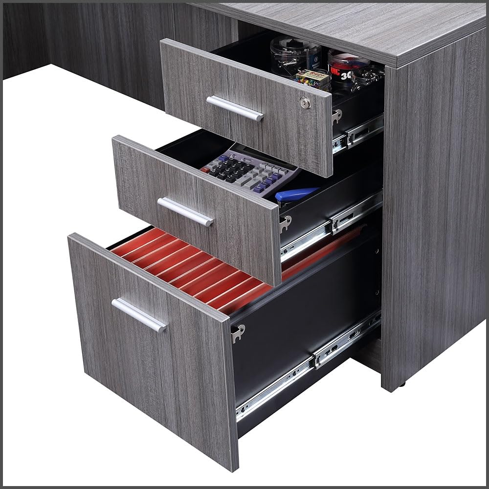 NBF 71" Reversible L-Shaped Executive Desk
