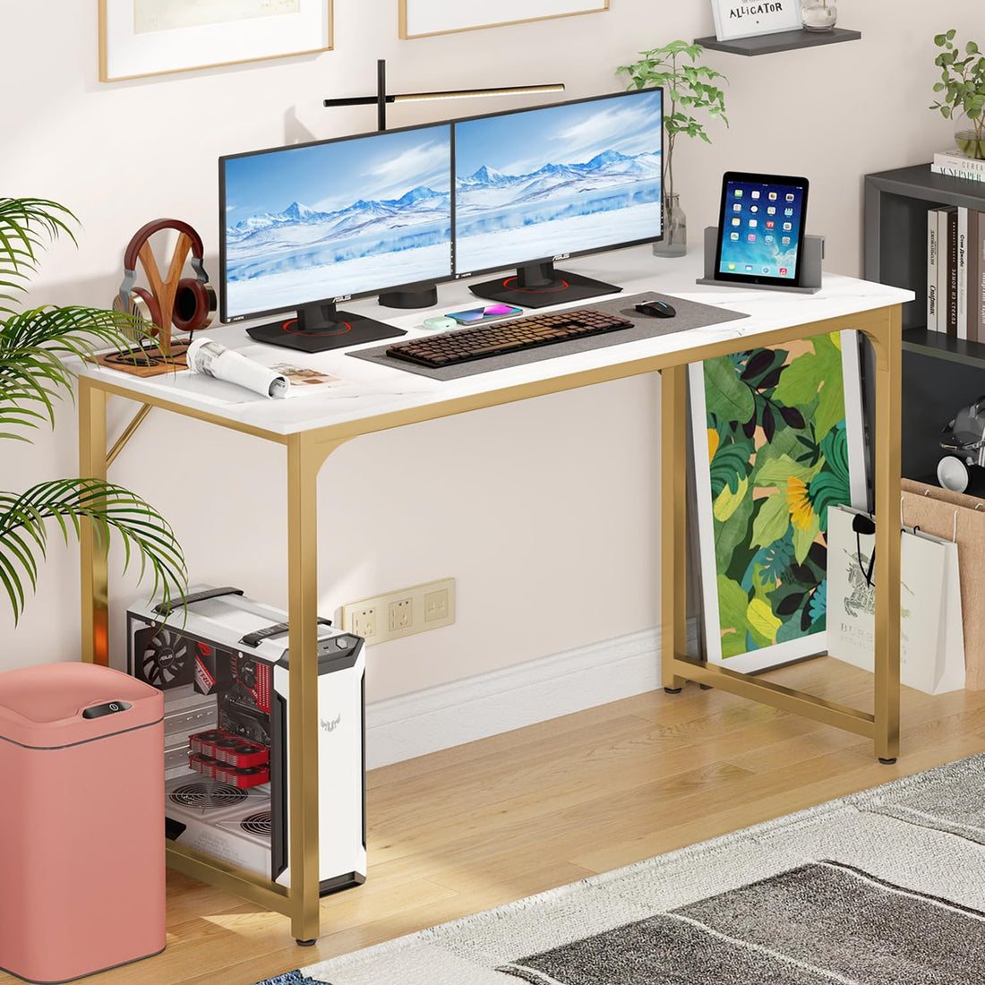 BestOffice 32" Modern Computer Desk, Black