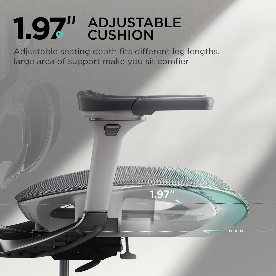 Hbada E3 Pro Ergonomic Office Chair, Grey