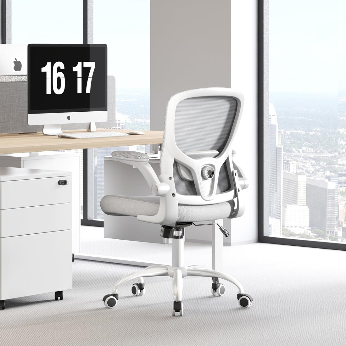 Ergonomic Mesh Office Chair, Grey