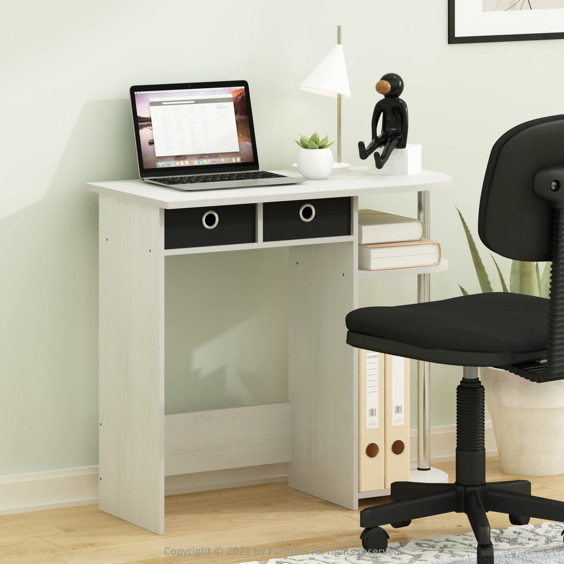 FURINNO Simplistic Study Table, Light Blue