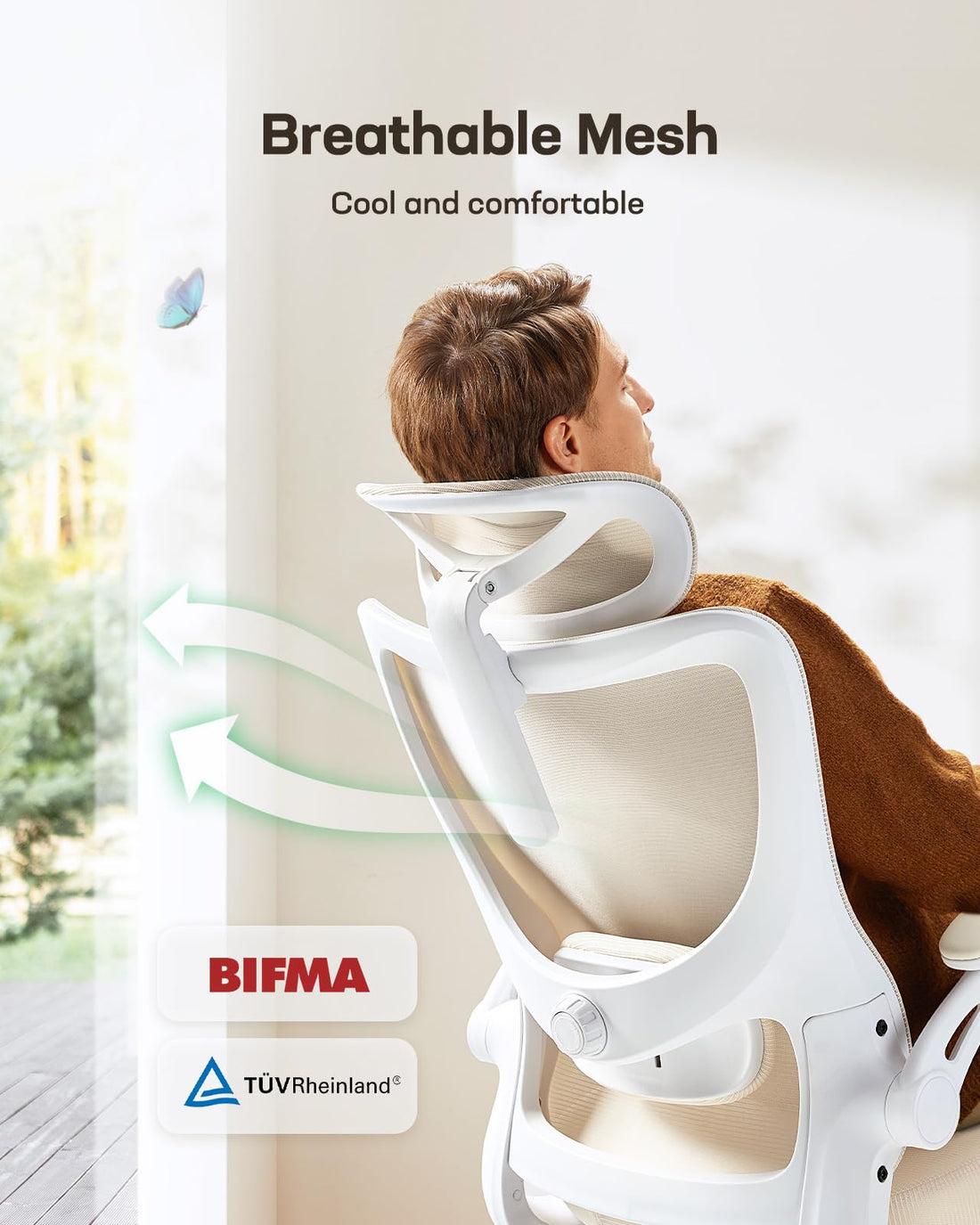 Marsail Ergonomic Office Chair, Mesh