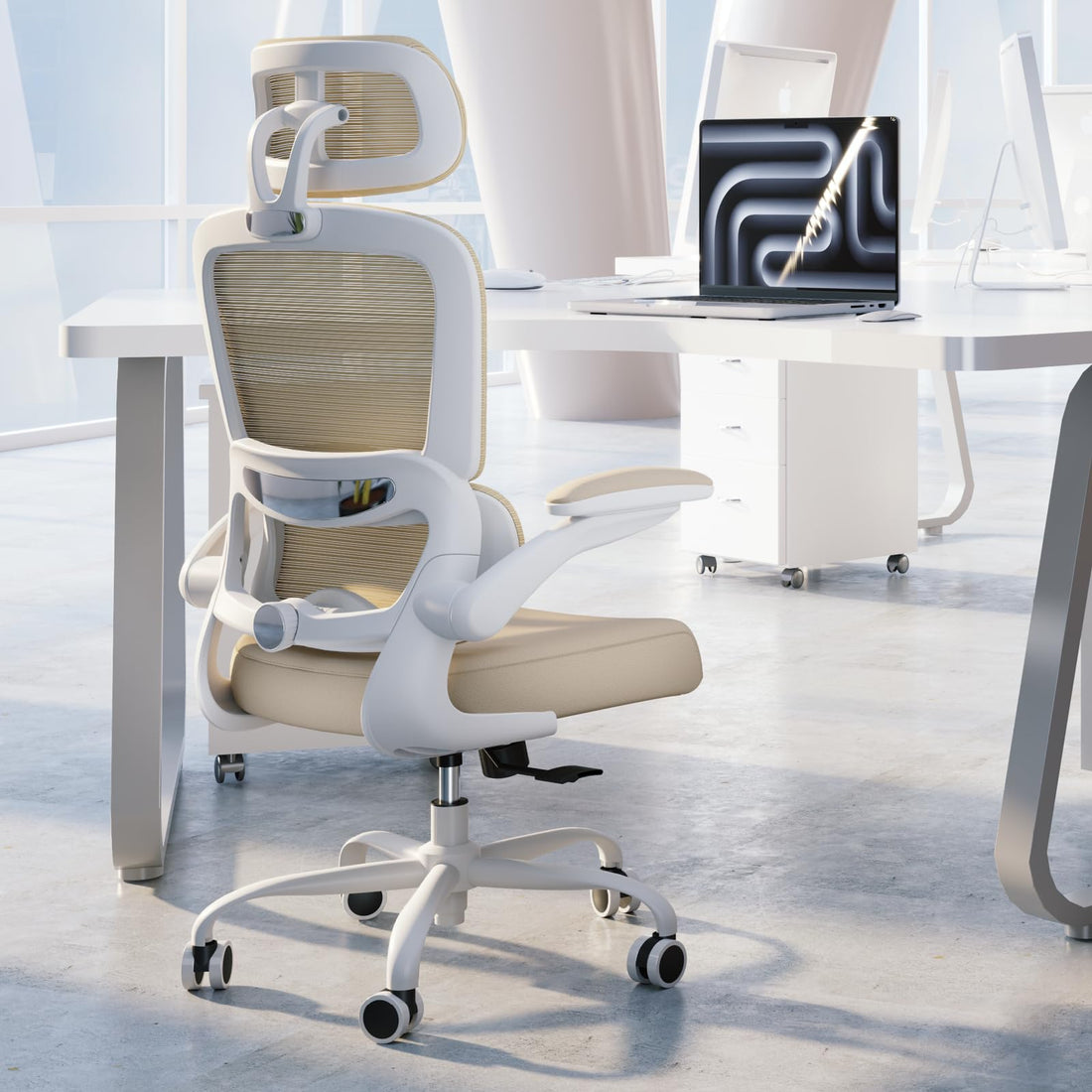 TRALT Ergonomic High Back Office Chair, Black