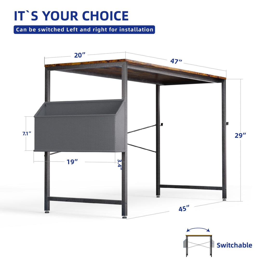 Pamray 32" Small Computer Desk