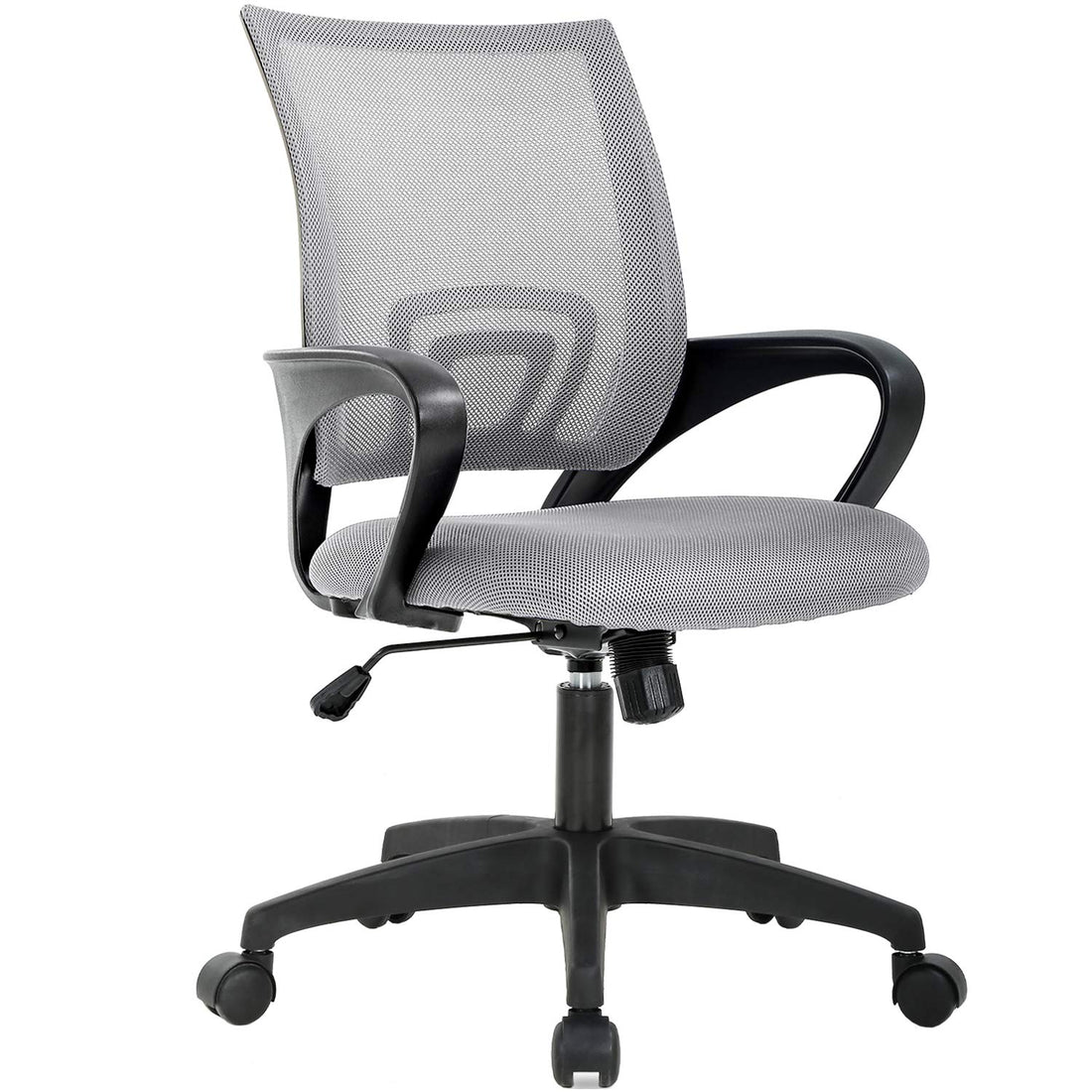 BestOffice Ergonomic Mid-Back Office Chair, Black