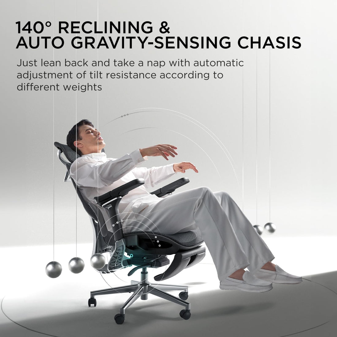 Hbada E3 Pro Ergonomic Office Chair, Grey
