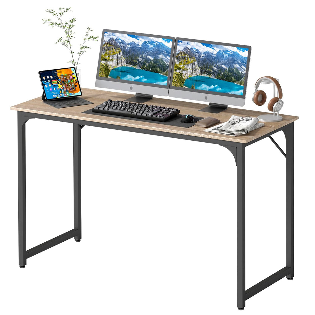 BestOffice 32" Modern Computer Desk, Black
