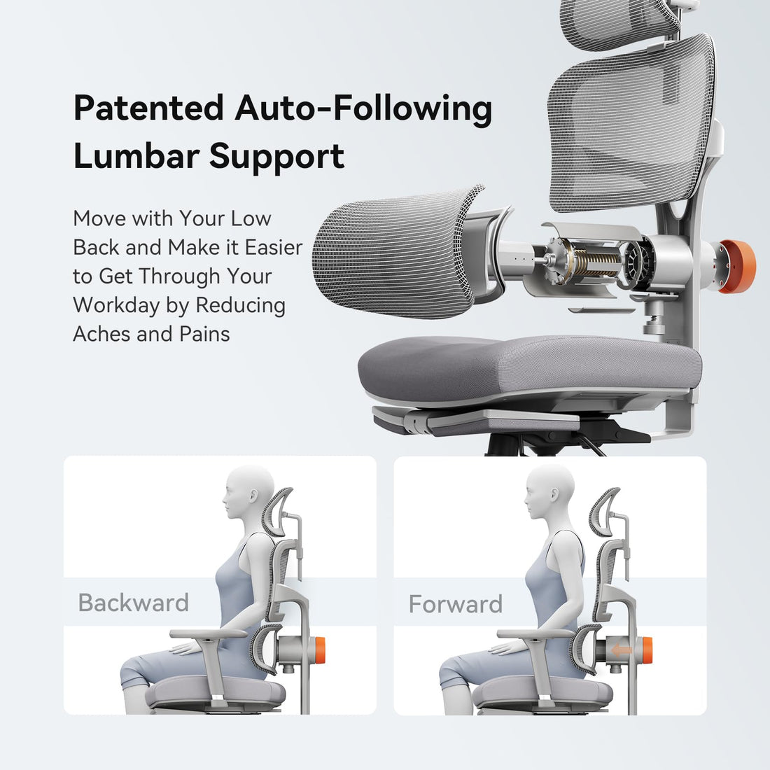 Newtral Ergonomic Office Chair, Gray